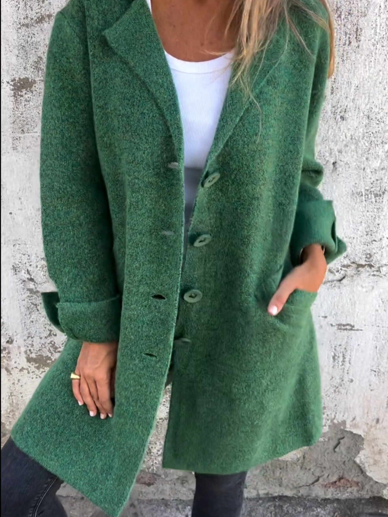 Betsy | Langer lässiger Cardigan