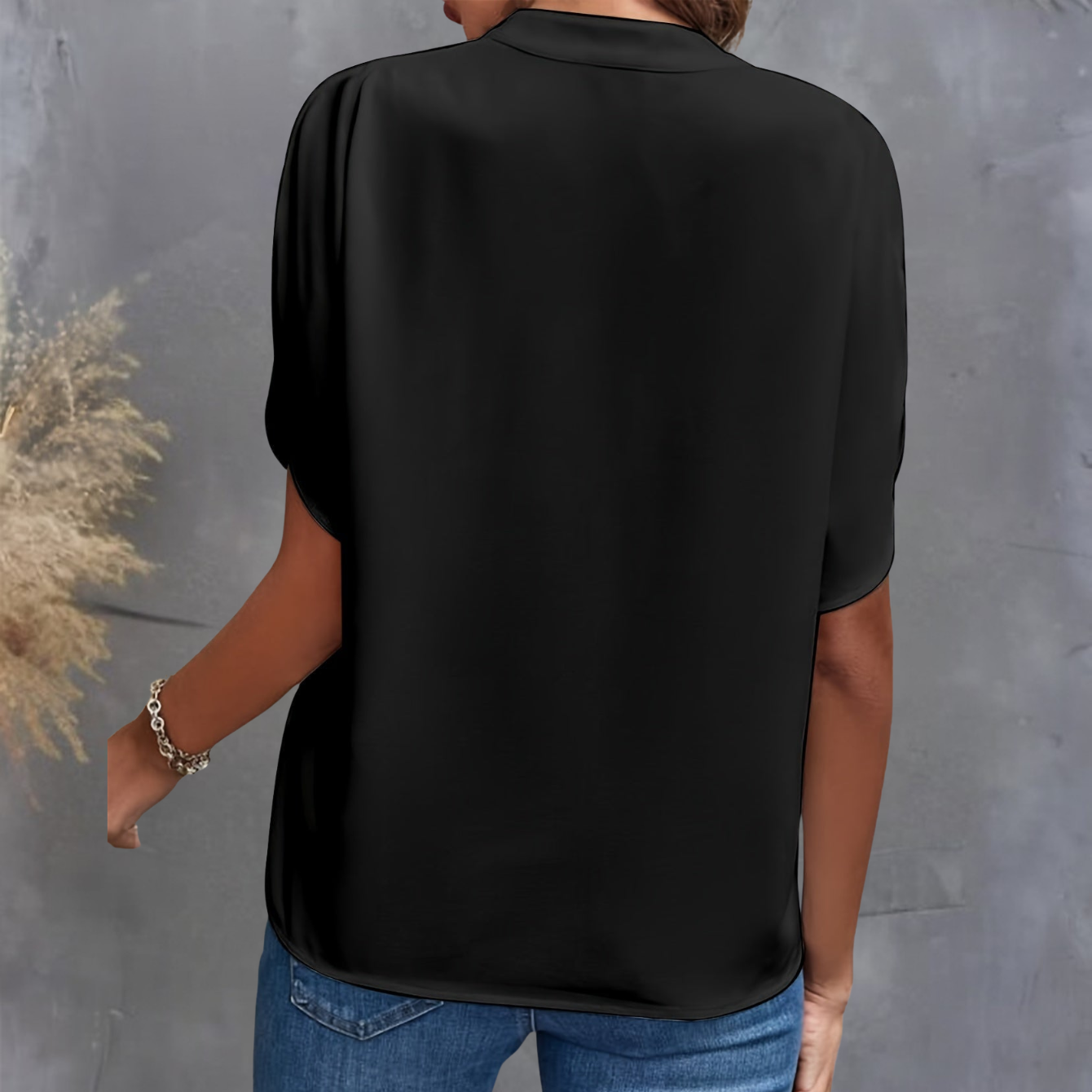 Amelie | Elegantes V-Ausschnitt-Top