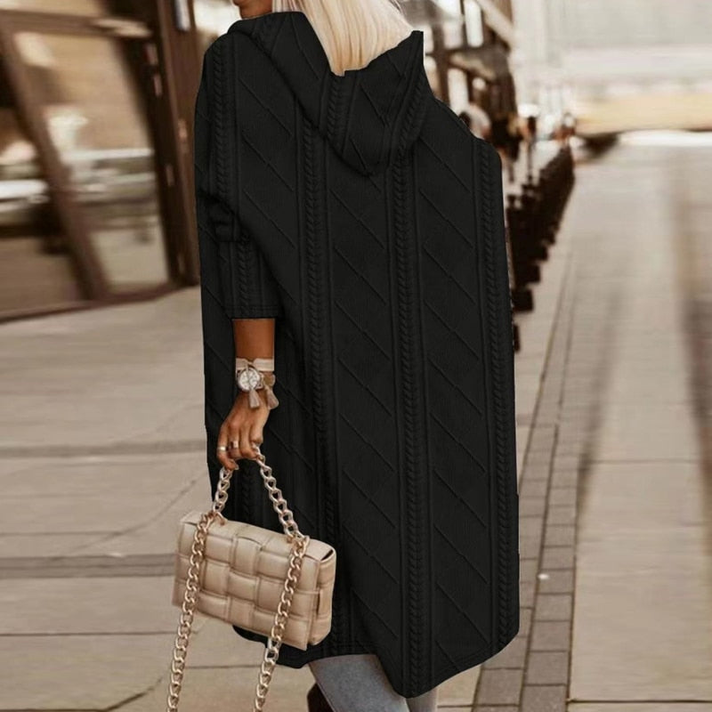 Emerelle | Gemütlicher Kapuzen-Cardigan