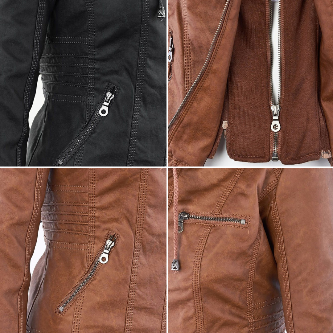 Chantal | Elegante Edge Zip-Up Jacke