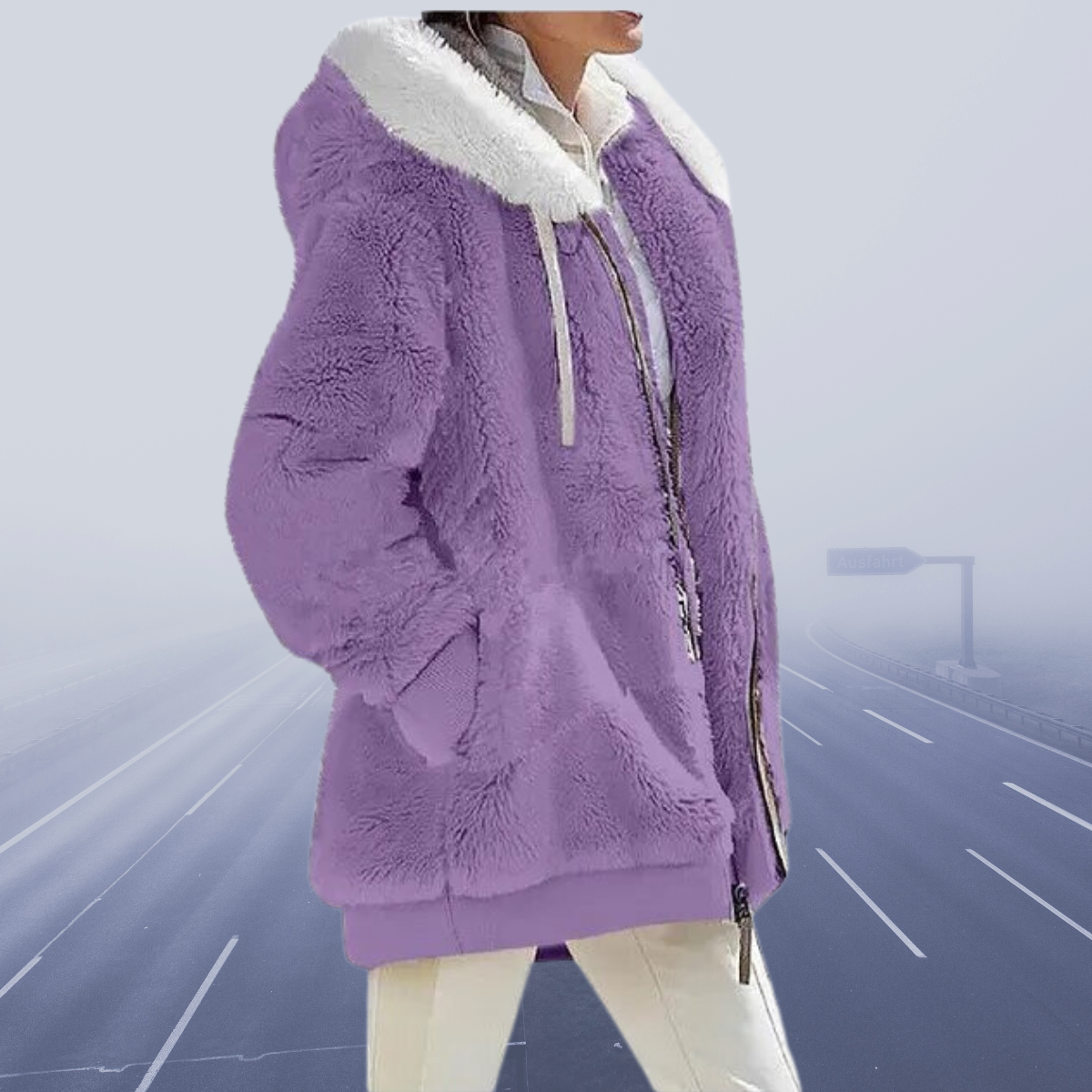 Cressida | Elegante Komfort Kapuzenjacke