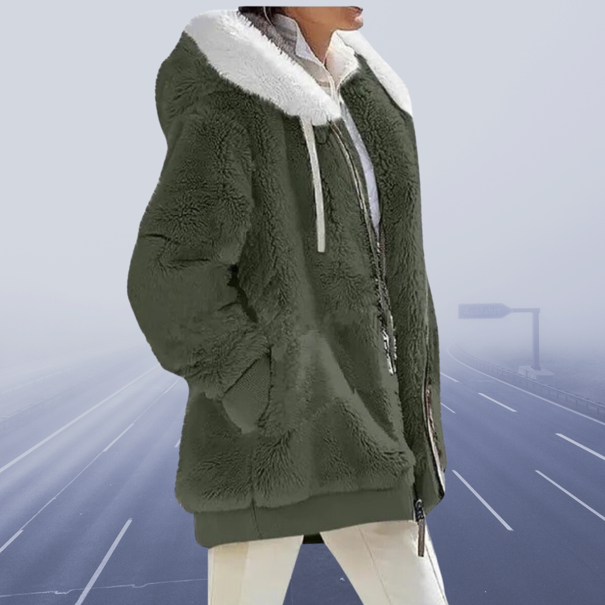 Cressida | Elegante Komfort Kapuzenjacke