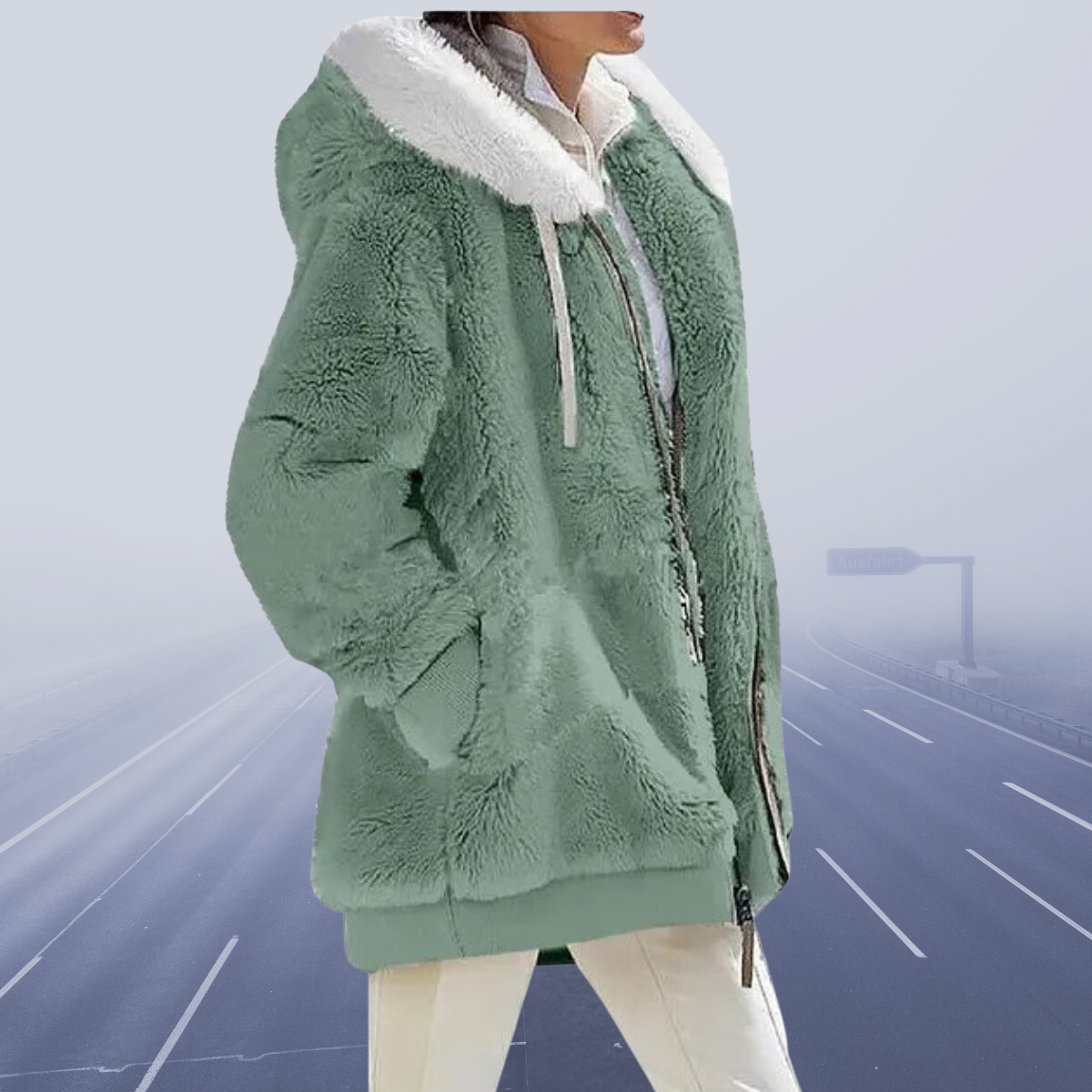 Cressida | Elegante Komfort Kapuzenjacke