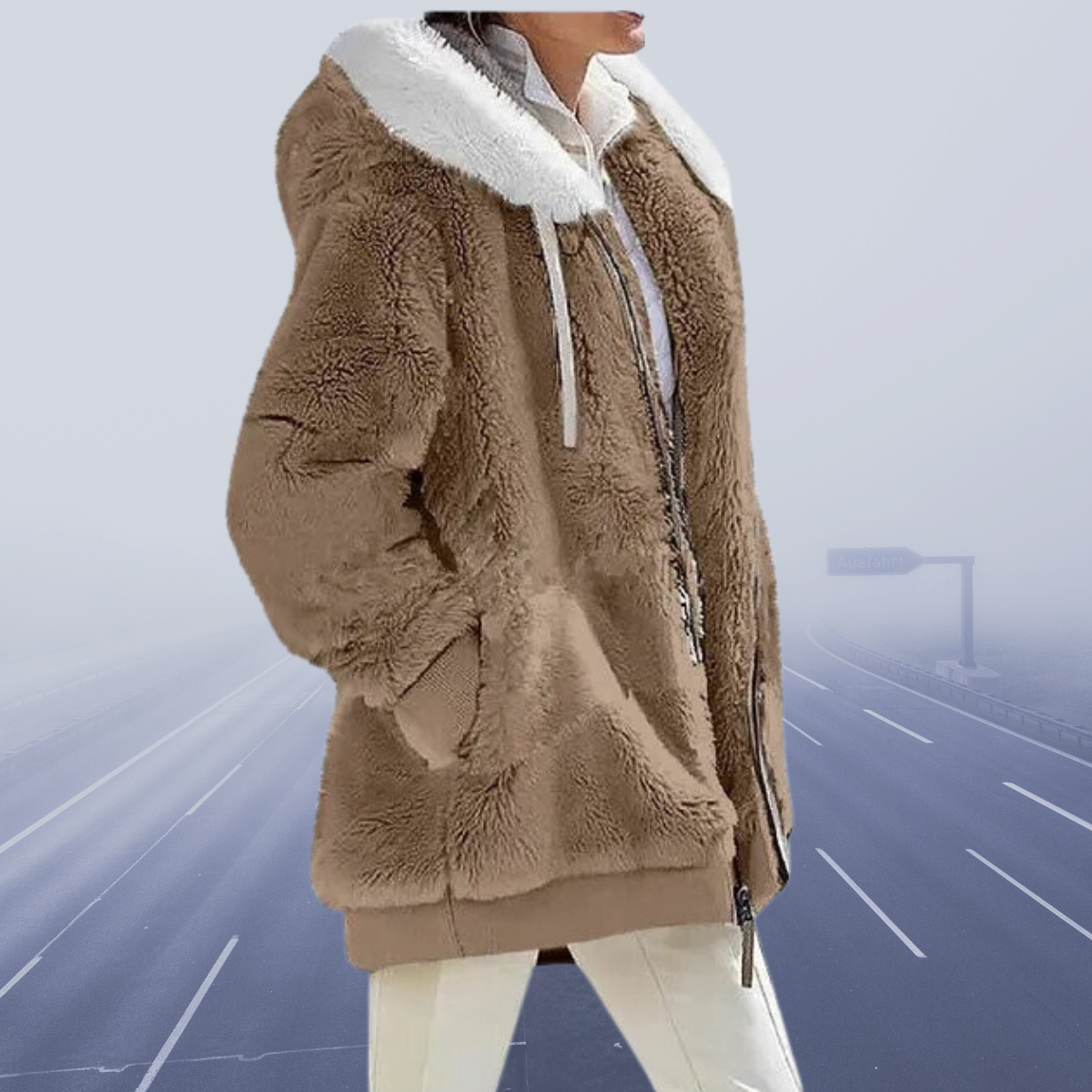 Cressida | Elegante Komfort Kapuzenjacke