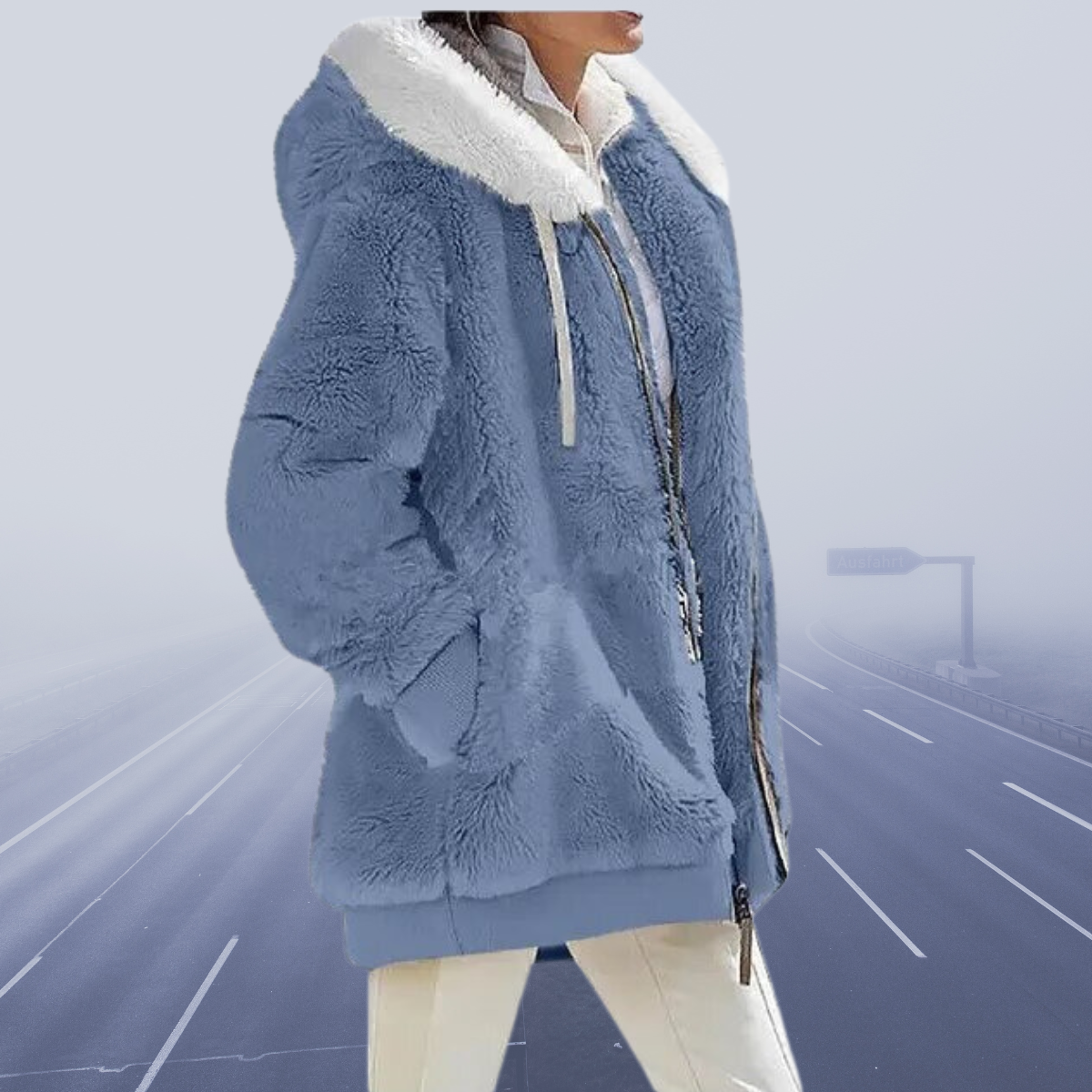 Cressida | Elegante Komfort Kapuzenjacke