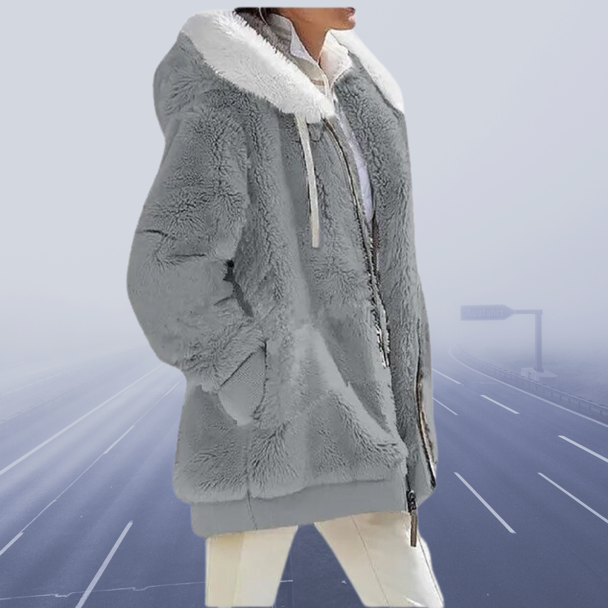 Cressida | Elegante Komfort Kapuzenjacke