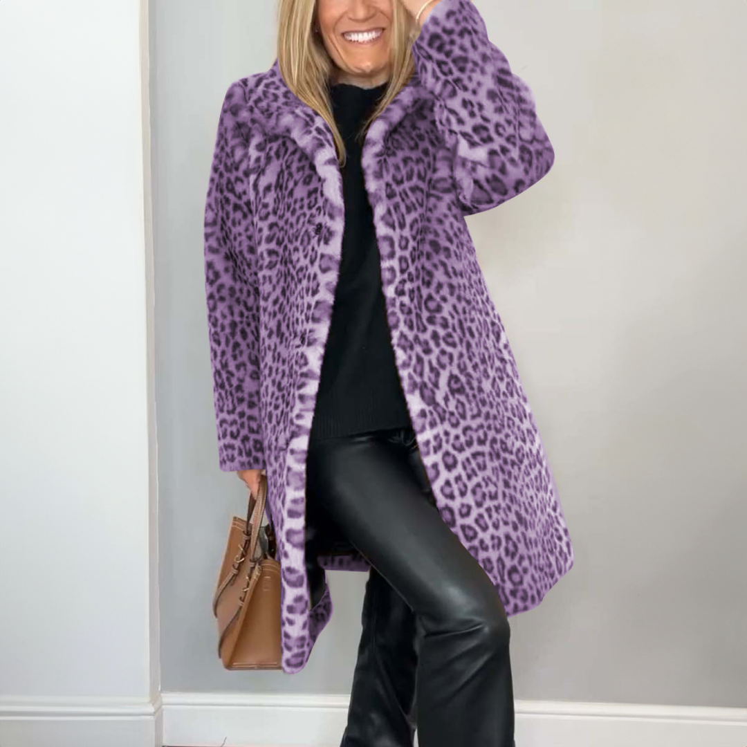 Dainna | Eleganter Leopardenmantel
