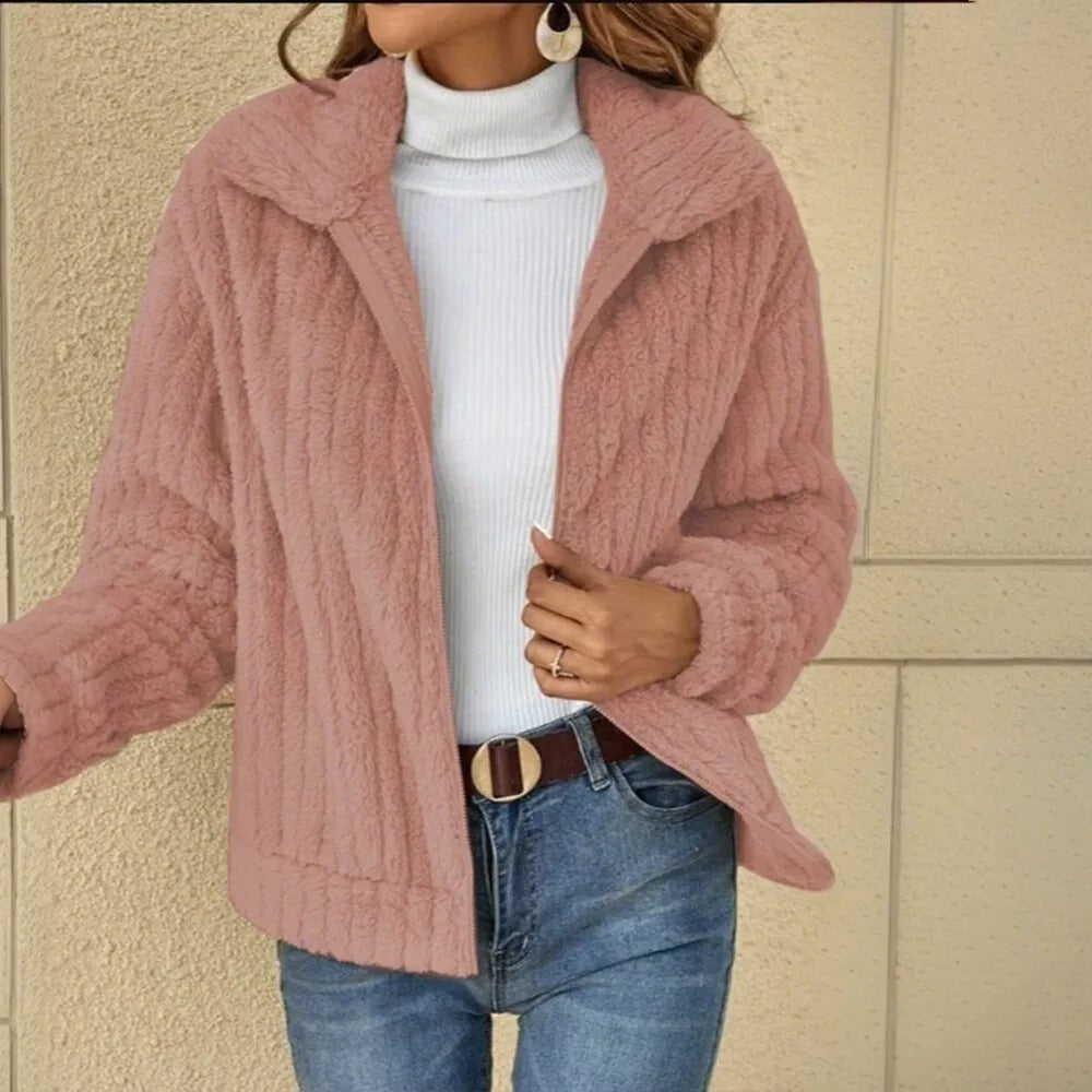 Evita | Gemütliche Flauschige Komfortjacke