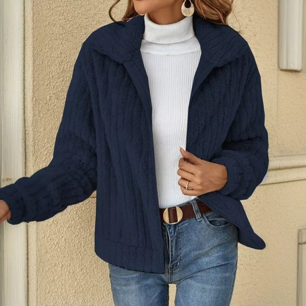 Evita | Gemütliche Flauschige Komfortjacke