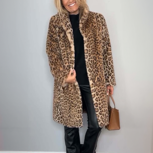 Dainna | Eleganter Leopardenmantel