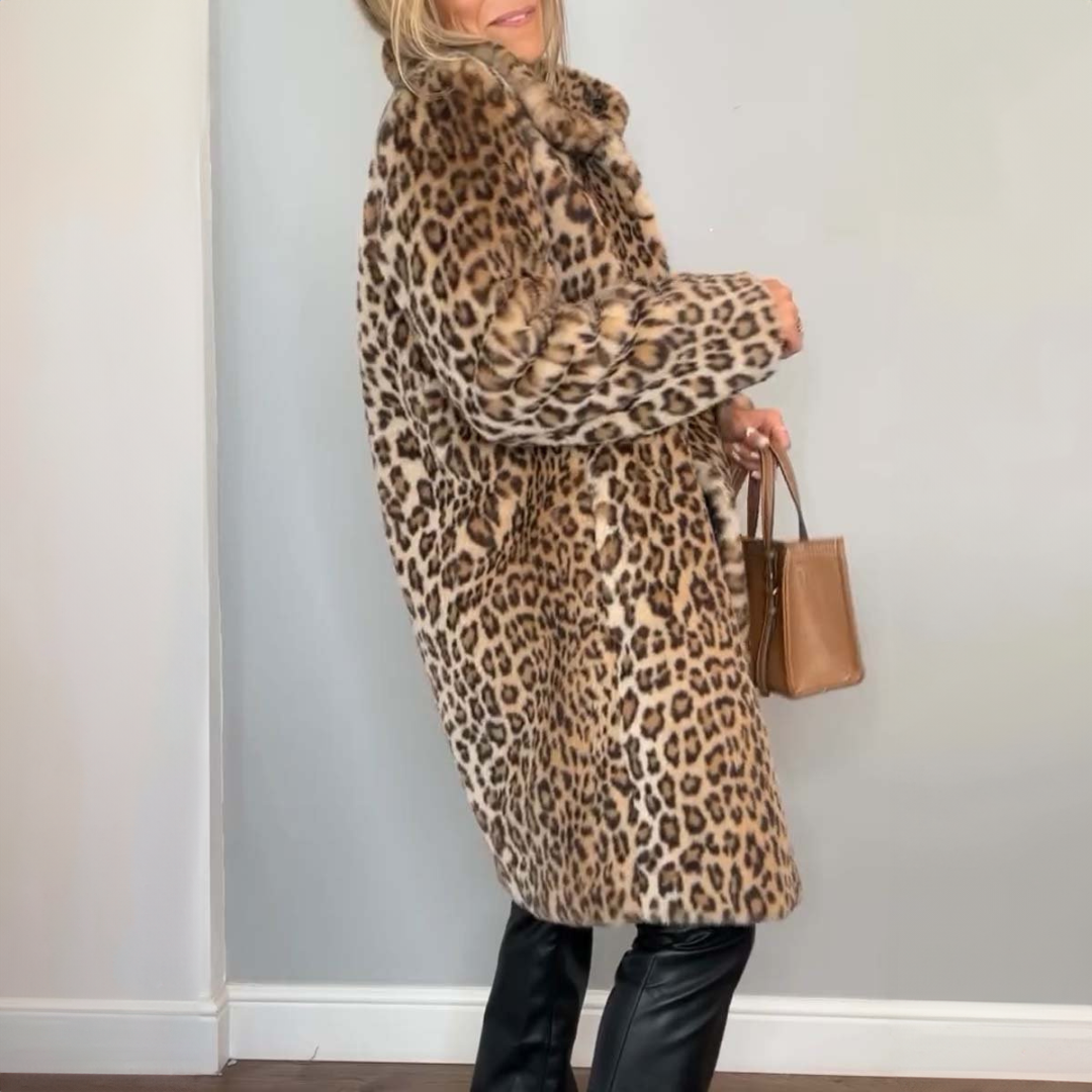 Dainna | Eleganter Leopardenmantel