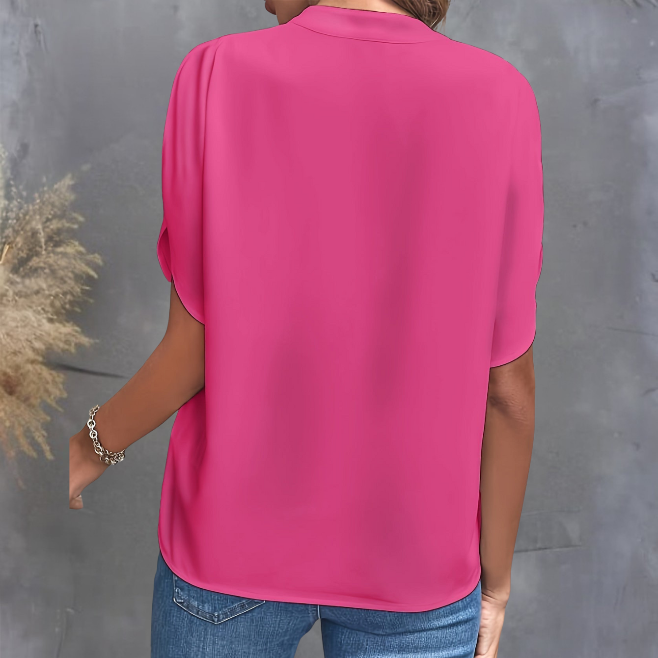 Amelie | Elegantes V-Ausschnitt-Top