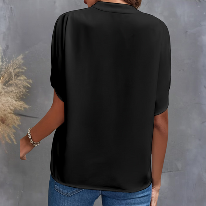 Amelie | Elegantes V-Ausschnitt-Top