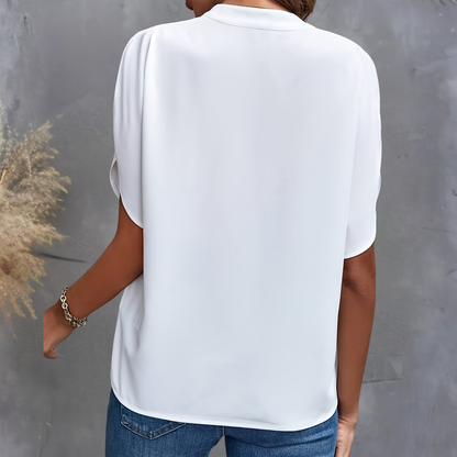 Amelie | Elegantes V-Ausschnitt-Top