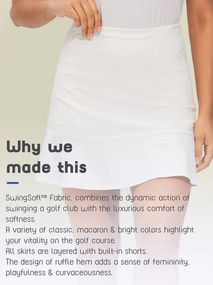 Basic 17 Zoll Rüschen-Skort UPF50+