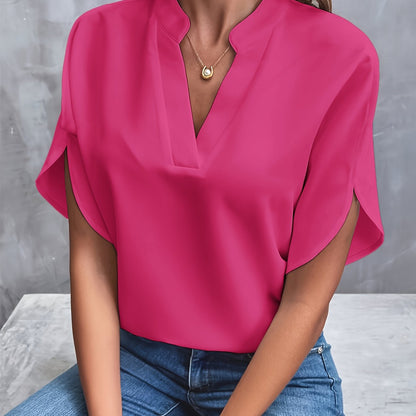 Amelie | Elegantes V-Ausschnitt-Top