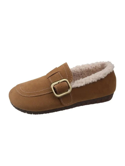 Gemütliche Retro Damen-Ballen-Loafer